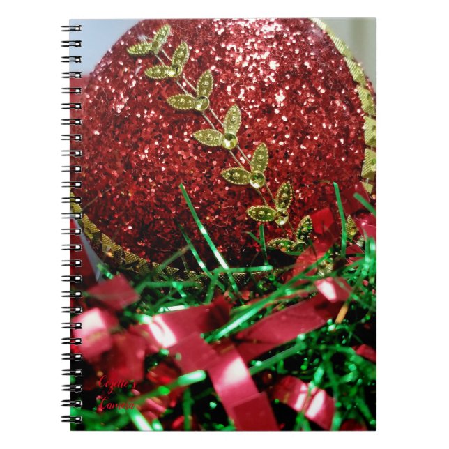 Glitterornament Anteckningsbok (Framsidan)