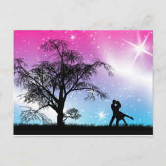 Glitterparadis Vykort