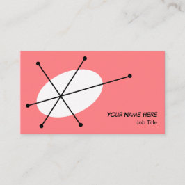 Glitterrosavisitkort Visitkort