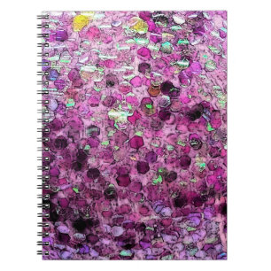 Glitters Lila Anteckningsbok