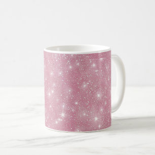 Glitters Rosa Kaffemugg