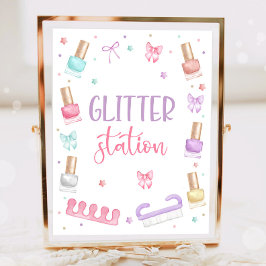 Glitterstation Mani-Pedi-fest Manikyr Pedikyr Poster