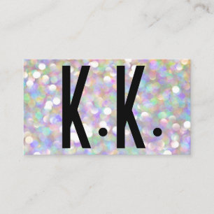 glittervisitkort visitkort
