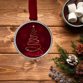 Glittery Abstrakt Julgran Ornament