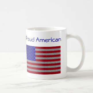 Glittery American Flagga Kaffemugg