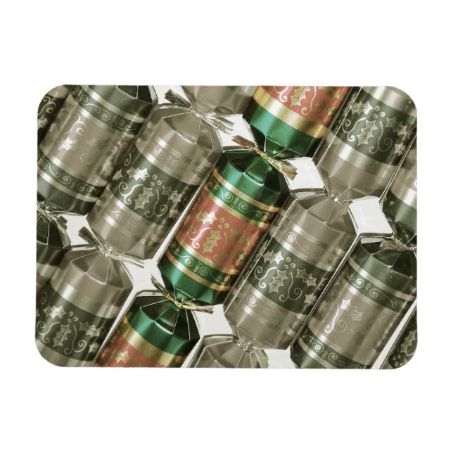 Glittery christmas poppers magnet (Horisontell)