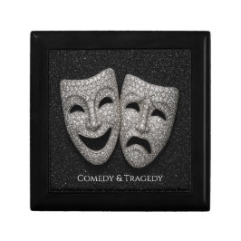 Glittery Comedy & Tragedy Drama Mask Minnesask