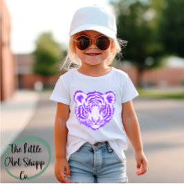 Glittery Coquette Bow Louisiana Football Tshirt T Shirt