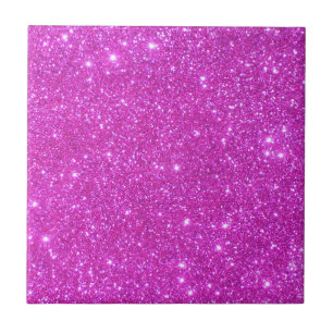 Glittery CricketDiane för shock rosagnistra konst Kakelplatta