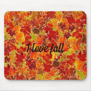 Glittery Fall/Höst löv Musmatta
