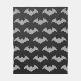 Glittery Fladdermus Halloween Fleecefilt