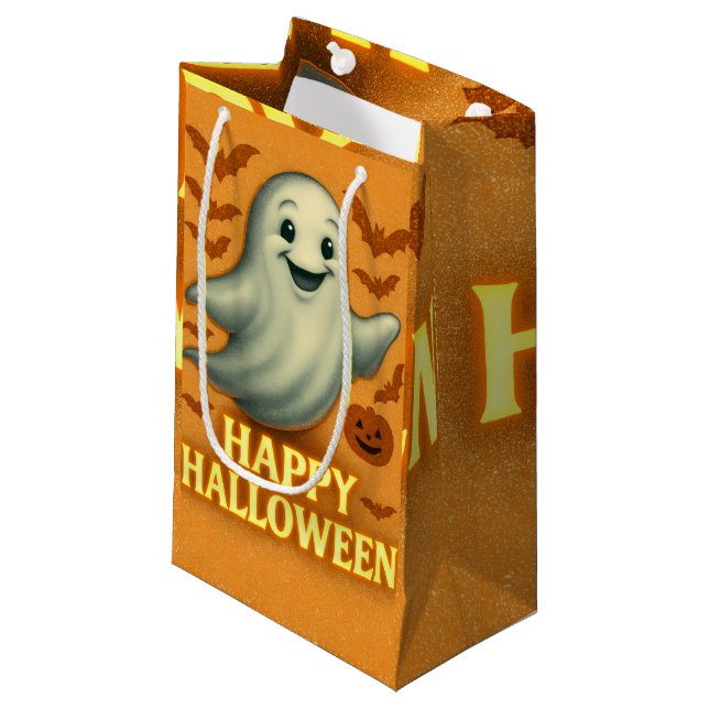 Glittery Ghost Halloween (Framsidan Vinklad)