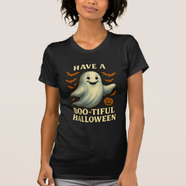 Glittery Ghost Halloween T Shirt