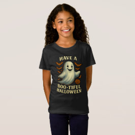 Glittery Ghost "have a Boo tiful Halloween" T Shirt