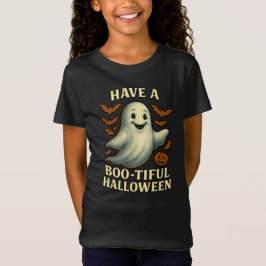 Glittery Ghost "have a Boo tiful Halloween" T Shirt