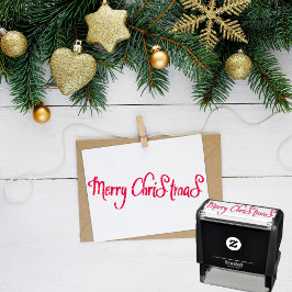 Glittery God jul Frimärke Självfärgande Stämpel