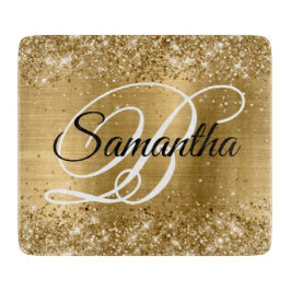 Glittery Guld Finare Monogram