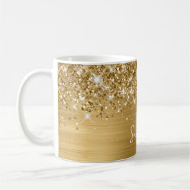 Glittery Guld Glam Namn Kaffemugg