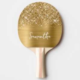 Glittery Guld Glam Namn Pingisracket