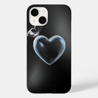Glittery Heart & Butterfly Phone Case - Sparkly Cl