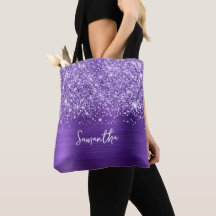 Glittery Lila Ametyst Glam Namn
