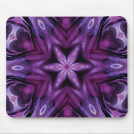 Glittery Lila Kaleidoscope Hearts Gradient Musmatta