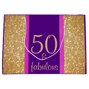 Glittery lilor & rosor 50 & sagolik 50th