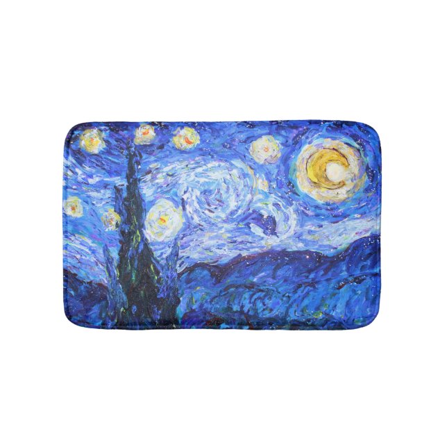 Glittery Night Bath Mat Badrumsmatta (Framsidan)