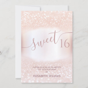 Glittery ombre invitatio ro gigantio inbjudningar
