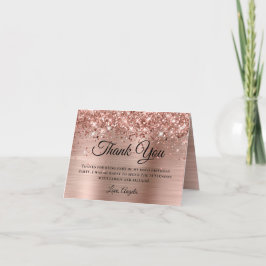 Glittery Ro Gold Foil 60 Birthday Tack Kort