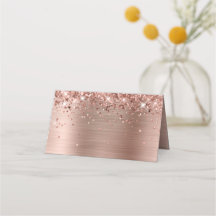 Glittery Ro Gold Foil Blank