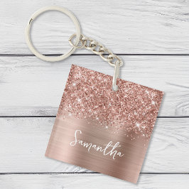 Glittery Ro Guld Glam Namn Photo