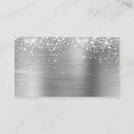 Glittery Silver Foil Blank Placeringskort