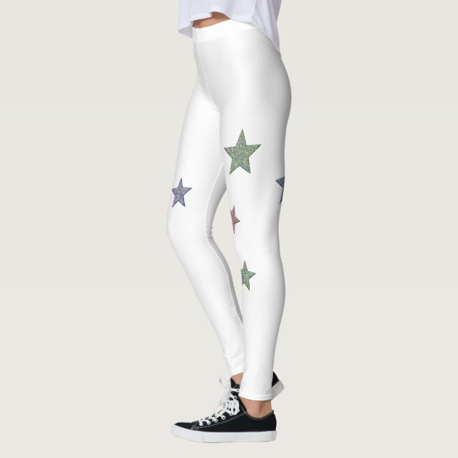 Glittery Stars Leggings (Vänster)
