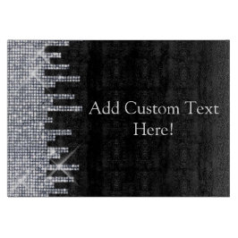 Glittery svart-/silverglamour