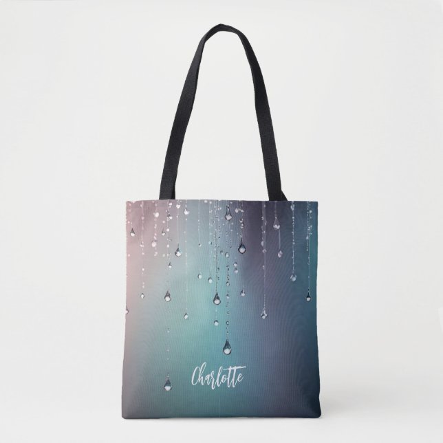 Glittery Tote Bag - Tillbehör Mode med mousserande Tygkasse (Framsida)