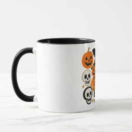 Glittery Whimsical Halloween Mugg