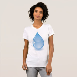 Glittra vatten tappa kvinna T-tröja Tee Shirt