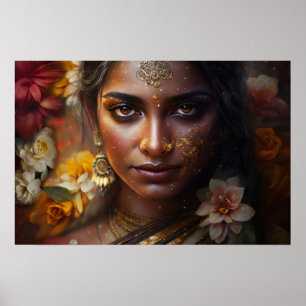 Glittrande brud poster