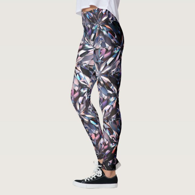 Glittrande diamantleggings leggings (Vänster)