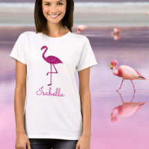 Glittrande flamingo Rosa glitter Personlig Skrädda