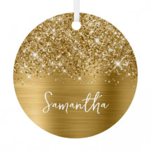 Glittrande Guld Glam Namn
