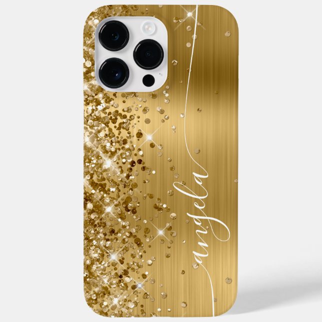 Glittrande Guld Glam Signatur (Baksida)