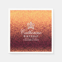 Glittrande Krona Red Guld