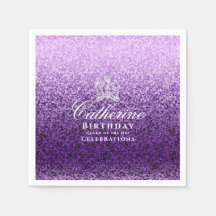 Glittrande Lila i Krona