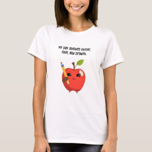 Glittrande limtillväxt Klassrums kul-assistent T Shirt