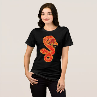 Glittrande Lunar Nyår av Drakens år T Shirt