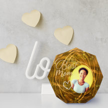 Glittrande mitt bästa Mamma Photo Guld