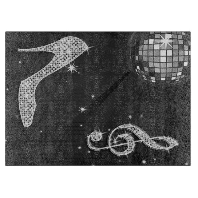 Glittrande musiknot & Stilettklack, Disco Ball (Framsidan)
