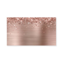 Glittrande rosa guld folie tom